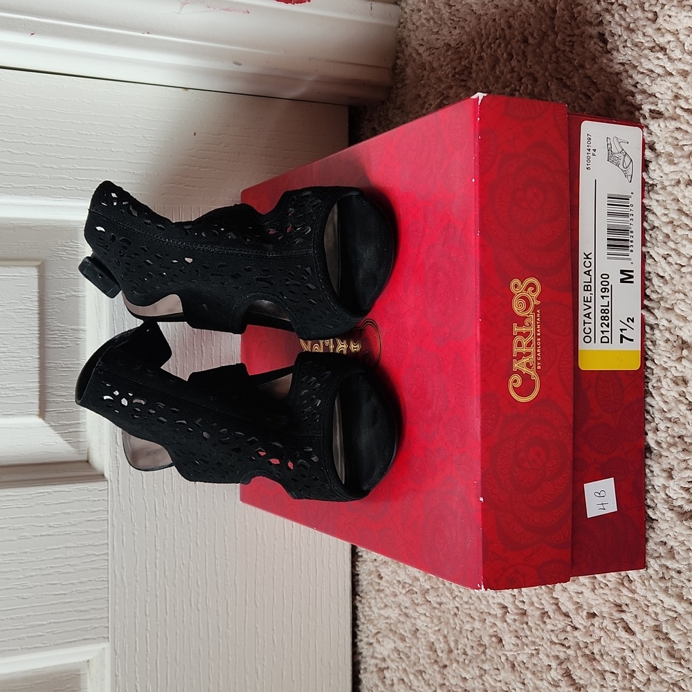Carlos Santana size 7.5M black shoes